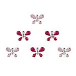 Comet Busters Pink Stone Bindi For Women