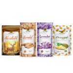 SIMRAN PERFUMES Premium Agarbatti for Pooja - Pack of 4 - Divine Puja Experience | Ideal for Festivals, Occasions, Gifting | Suitable for Everyday Use - 480g (Kasturi, Lavender, Sandal & Pineapple)