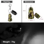 StealODeal Multicolor Military Hook Keychain With Torch Screwdriver Knife And Bottle Opener