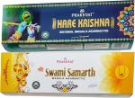 Omprakhyat Assorted Masala Incense Sticks - Hare Krishna, Swami Samarth 250 g (Set of 2)