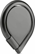 Genuine Accessories Water Drop Finger Phone Holder,360 Degree Rotation Cell Phone Ring Stand (Black)