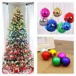 SpecialYou.in Christmas Tree Decorative Multicolor Ornaments 24 Pcs (1.2 inch)