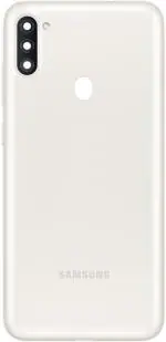 PURPLESAVVY White Plastic Back Panel For Samsung Galaxy A11