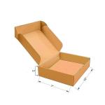 BOXRITE Self Locking corrugated box, Brown , 10 x 7 x 3.5(inch)