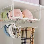 Soaring Wire Metal Storage Baskets Organizers /Fruit Vegetable Bathroom Home Basket with Handles