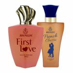 John Phillips First Love & French Classic | Eau De Perfume Unisex Pack of 2 - 120 ml