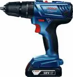Bosch Professional GSB 180-LI, 18V Cordless Impact Drill Driver, 1.5/ 13 mm with 2 x 2Ah Li Batteries, 1 Charger .