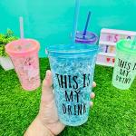Urban Sajavaat Double Wall Blue Sipper With Lid Freeze Gel Mug