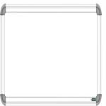 SHELFKING Non Magnetic 1X1.5 Feet Non Magnetic Double Sided White Board Small Slate and Chalkboard Small Slate, Both Side Writing Boards, one Side Whiteboard Marker and Reverse Side Chalk Surface - Pack of 1 Board Whiteboards (White, Green)