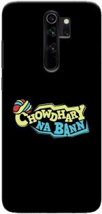 CustomEra Redmi Note 8 Pro Multicolour Chowdhary Mat Ban Quote Polycarbonate Hard Case Back Cover