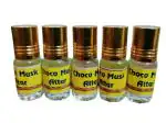 KAH ATTAR Choco Musk or Chocolate Attar Long Lasting Fragrance for Men and Women 3 ml (pack of 5)