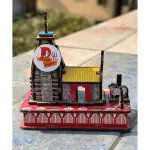 DARIDRA BHANJAN - Kedarnath Temple Model Wooden kedarnath for Decorative Showpiece Car Deshboard Shiv kedarnath Temple Statue Multicolor (LxBxH=9x5x8) cm