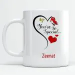 MM9E You are So Special Zeenat Printed Mug, I Love You Zeenat, Zeenat Name Mug,Valentine's Day, Anniversary Gift, Happy Birthday Gift, Rakhi Mug, Wife, Ceramic Coffee Mug 325ml