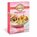 Karamat White Gravy Base (Veg, 1Kg. Mix, Upto 50* Servings), Ready to Cook White Sauce, Marination Masala, Sabji Masala, MYO, No Preservatives and Artificial Colours, Cashew Nut-Based