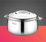 Mintage Stainless Steel Hot Case DOLPHIN Serve Casserole with handle and lock (5000 ml)