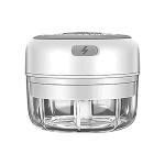 AK10ZONE Usb Electric Mini Garlic Chopper Mincer, Portable Cordless Grinder Small Food Processor For Onion, Ginger, Pepper, Nuts, Meat Mini Food