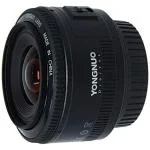 Yongnuo Black Yn35Mm F2 Lens 1:2 Af, Mf Wide Angle Fixed, Prime Auto Focus Lens For Canon Ef Mount Eos Camera