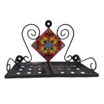 India Meets India Yellow Ceramic Bathroom Tray