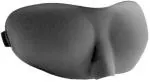 Inditradition 3D Solid Contoured Eye Mask For Travel, Sleeping, Meditation, Yoga (Pack of 1, Black)