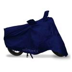 Mototrance Blue Leather Bike Body Cover For Universal Universal