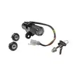 Deutsche Metal High Performance Ignition Switch Lock Set Fit For Bajaj Pulsar 180 Ug4 (Set Of 4)