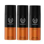 DENVER G O A T Black.code Deodorant Body Spray - For Men (150 ml, Pack of 3)