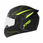 TVS Racing XPOD Blistering Black Neon Line Helmet-XL