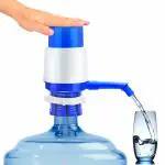 KAVYANSH Water Dispenser Pump Plastic Drinking Manual Hand Press Water Dispenser Pump Wireless Travel Water Pump for Summer Use, Home Office School Camping Party for Bisleri Can Barrel Mineral Bottle for Oil Liquid Water Fish Tank 1 PCS