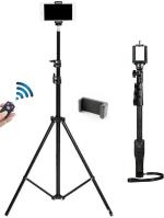 Adzoy Black Combo Of Tripod, Mobile Bracket And Bluetooth Selfie Stick (Pack of 3)