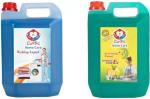 curific ashing machine liquid detergent blue+ Dish Cleaning Gel green liquid Detergent (2 x 5 L)