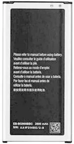Mobcrown SVNEO Mobile Battery Compatible for Samsung Galaxy S5 Genuine Battery (EB-BG900BBC)