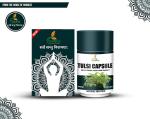 GRINBIZZ Tulsi Capsule To Boost Immunity/Respiratory Health Support/ Antioxidant Rich/for Men & Women