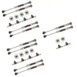 4-YOU Silver Iron 10 inch Hydraulics Gas Spring Stay Strut Pneumatic Lift Support Cabinet Hinges - 25 kg (pack of 5)