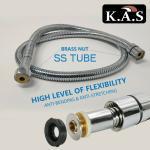 K.A.S JUMBO TUBE With All Parts Brass Tubing tting Brass 1.5 MTR I Strong and Durable I Resistant to wear and tear
