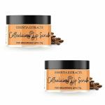 Essentia Extracts Combo of 2 Coffeelicious Lip Scrub, 30gm (15gm+ 15gm)