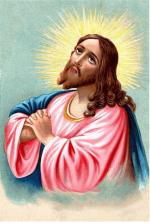 COLOUR WORLD EXPRESS PRINTING Jesus Christ Poster Laminated
