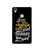 Casotec Changing Girl Design Printed Silicon Soft TPU Back Case Cover for Vivo V3 Max