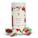 SOL Detox Tea - Exotic Mix Of Sun Dried Strawberry, Cranberry, Pineapple & Orange Peel, Caffeine Free Fruit Herbal Tea With Antioxidants & Vitamin C, Berry Tea For Skin & hair, 100 grams Loose Leaf