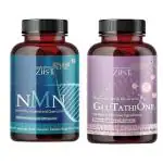 Ziist Combo of GLUTATHIONE +6 Highly Effective Ingredient & NMN Dietary Supplement 90Capsule in each