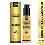 CO Luxury Snail Dip Skin Repair Gentle Face Cleanser | Active Snail Secretion Filtrate | For Skin Repair & Hydration | Women & Men | All Skin Types Face Wash (100 g)
