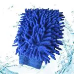 Shiroya Brothers Microfiber Wash And Dust Chenille Mitt Cleaning Gloves Single Sided Microfiber Cleaning Gloves