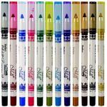 Menow Lip Liner And Eye Liner Set (Pack of 12),Multicolor