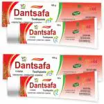 VD Ayurveda Dantsafa Ayurvedic Complete Care Toothpaste | Anti-Germ Natural Ayurvedic Toothpaste |Get Rid of Toothache, Bad Odour, Yellow Teeth, Germs, Plaque, Gum Bleeding & Cavity | 7 Problems 1 Solution (Pack of 2)