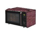 The Furnishing Tree Microwave Oven Cover for Samsung 20 L Solo MW73AD-B/XTL Symmetric Pattern Red
