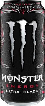 MONSTER Ultra Black Energy Drink, 500 ml (Pack Of 2)