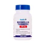Healthvit Boswellia Turmeric 500MG Extract | 60 Capsules