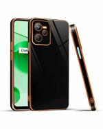 Mr. Case Realme C35 and Narzo 50A Prime Black Silicone Flexible and Lightweight Back Cover Case