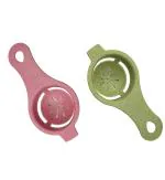 Ceplo Plastic Egg Separator White Yolk Sifting Kitchen Tool Baking Accessory, Non-Sticky Long Lasting Plastic Egg Filter for Dessert, Plastic Filter Sieve Divider Holder. (3 pcs)