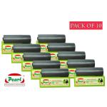 PEARL LUXURY Garbage Bags Small 300 Pcs | 30 Pcs x Pack of 10 Rolls | 17 x 19 Inch | Dustbin Bags/Trash Bags/Dustbin Covers for Wet and Dry Waste