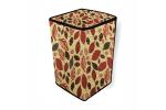 The Furnishing Tree PVC Washing Machine Cover Fully Automatic LG 7 kg T8077NEDLX/T8077NEDLJ Top Load Ditzy Pattern Yellow Base
